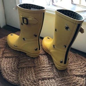 Joules molly mid clearance height printed wellies
